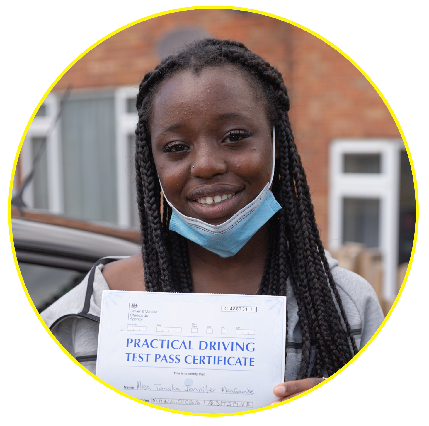 driving student passed test with one minor driving fault